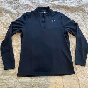 NWOT Gymshark Navy Quarter Zip